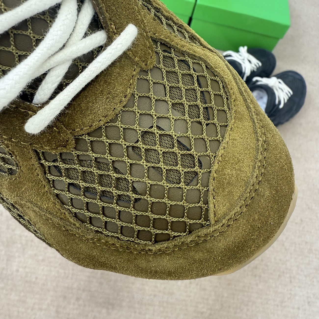 Bottega Veneta Orbit Olive Oil Black Gray 797306 V4je1 3310 (5) - www.newkick.vip